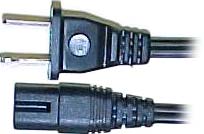 2-slot XBOX UNIVERSAL AC POWER CORD CABLE PLAYSTATION 2 / Notebook